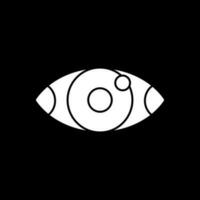 diseño de icono de vector de ojos rojos