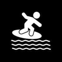 Surfing Vector Icon Design