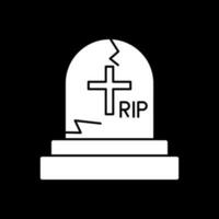 diseño de icono de vector de cementerio