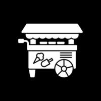 Ice cream cart Vector Icon Design