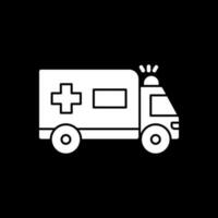 Ambulance Vector Icon Design