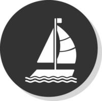 diseño de icono de vector de barco