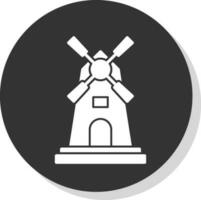 Windmill Vector Icon Design