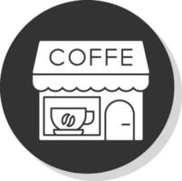 diseño de icono de vector de cafetería