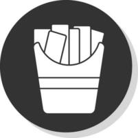 French fries Vector Icon Design