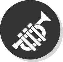 Trumpet Vector Icon Design