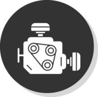 Car engine Vector Icon Design