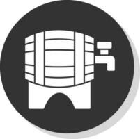 Beer keg Vector Icon Design