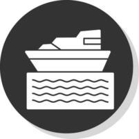 diseño de icono de vector de barco