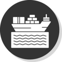 diseño de icono de vector de barco