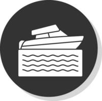 Speed boat Vector Icon Design