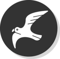 Seagull Vector Icon Design