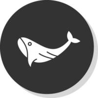 Whale Vector Icon Design