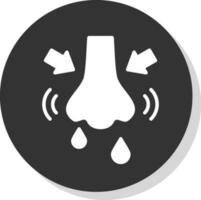 Rhinitis Vector Icon Design