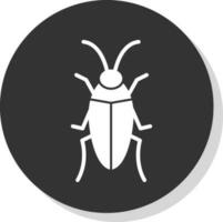 Cockroach Vector Icon Design
