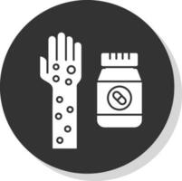 Drug allergy Vector Icon Design