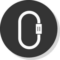 Carabiner Vector Icon Design