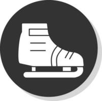 Ice skating Vector Icon Design