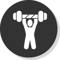 Weightlifting Vector Icon Design