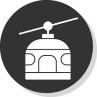 Chairlift Vector Icon Design