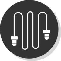 Jumping rope Vector Icon Design