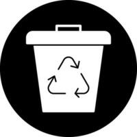 Waste bin Vector Icon Design