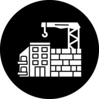 Construction site Vector Icon Design