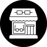 diseño de icono de vector de tienda óptica