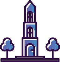 Dom tower Vector Icon Design