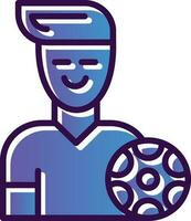 Football player Vector Icon Design