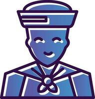 Sailor Vector Icon Design