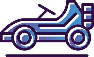 Vamos kart vector icono diseño