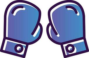 Boxing gloves Vector Icon Design