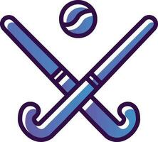 diseño de icono de vector de hockey