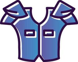 Shoulder pads Vector Icon Design