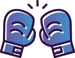 Boxing gloves Vector Icon Design