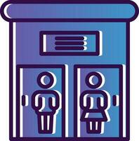 Public toilet Vector Icon Design