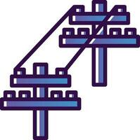 Electric tower Vector Icon Design
