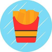 French fries Vector Icon Design