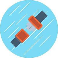 Seat belt Vector Icon Design