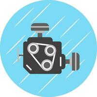 Car engine Vector Icon Design