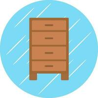 Chest of drawers Vector Icon Design