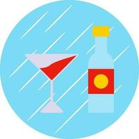 Alcoholic drink Vector Icon Design