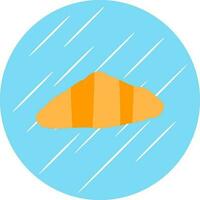 diseño de icono de vector de croissant