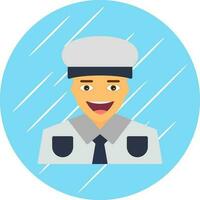 Captain Vector Icon Design