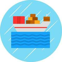 Ship Vector Icon Design