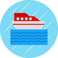 diseño de icono de vector de barco