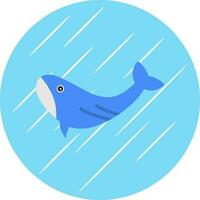 Whale Vector Icon Design