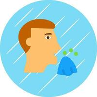 Sneeze Vector Icon Design