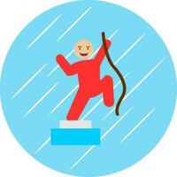 Climbing Vector Icon Design